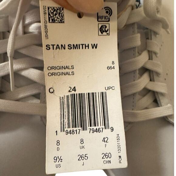 adidas Originals NEW Women’s Stan Smith Primegreen Tennis Shoes Sneakers 9.5 - Picture 8 of 12